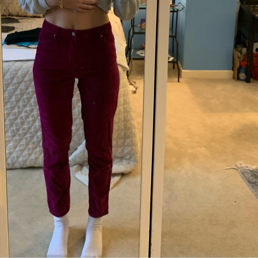CORDUROY MOM PANTS